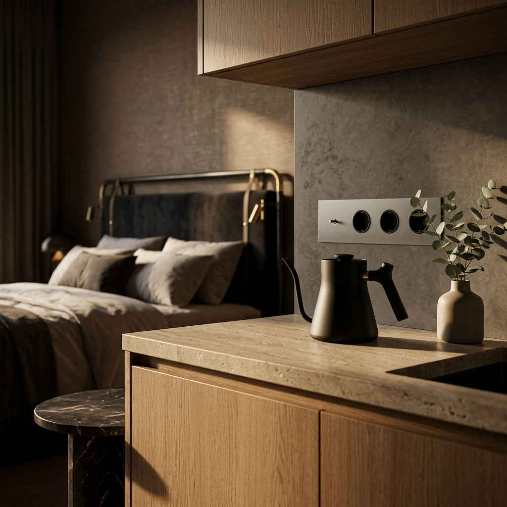 Suites avec des accents en bois